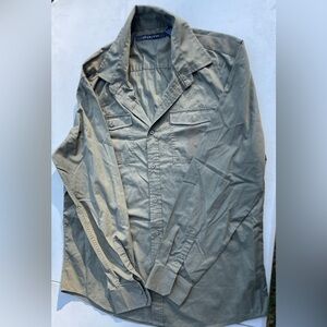 Old Navy Men's Khaki Shirt Jacket